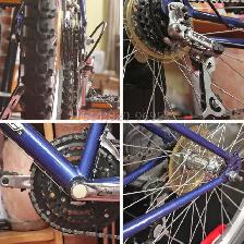 Vélo montagne 24' Sport MTB bleu métallique vintage 90e NEUVE - Photo 10