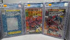 CGC Graded Spectacular Spider-Man Comics - #189 / 201 / 27
