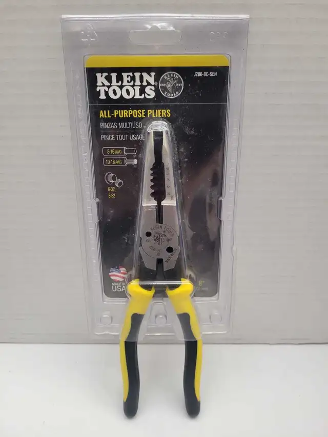 Klein Tools J206-8C-SEN All Purpose Pliers NEW