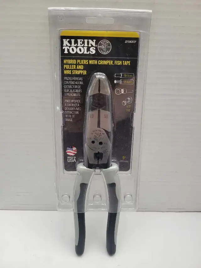Klein Tools J2159CRTP  Hybrid Pliers NEW