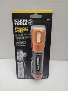 Klein Tools 56412 Rechargeable Flashlight w/worklight NEW