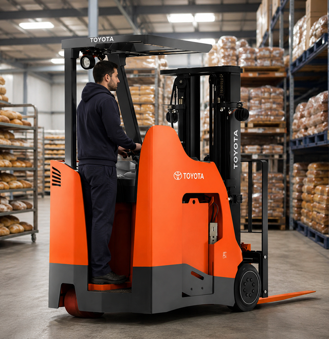 Forklift operator