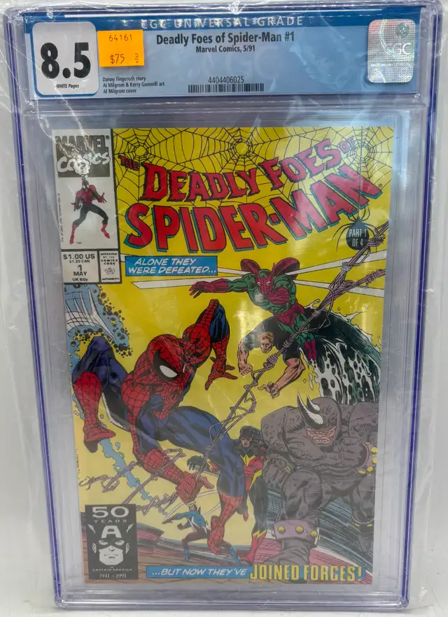 (CGC Graded 8.5) Deadly Foes of Spider-Man # 1