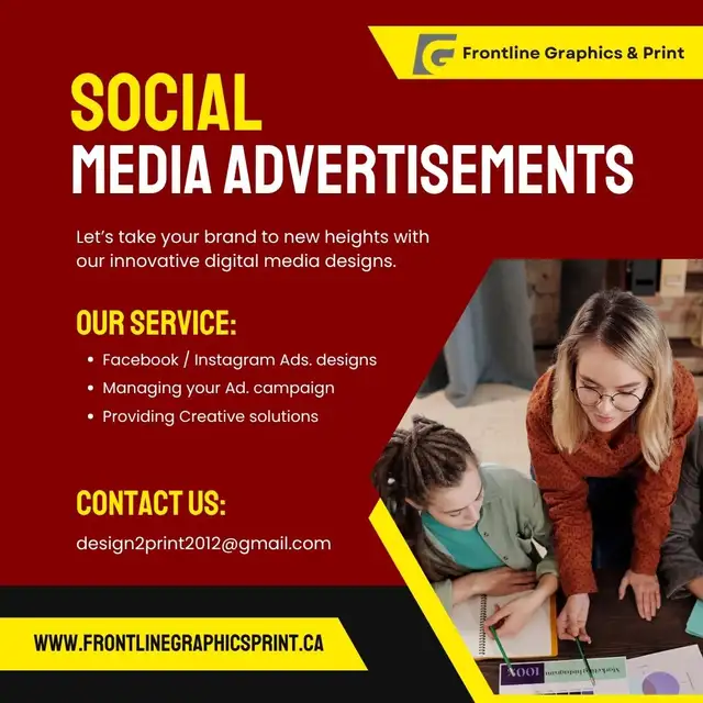 FACEBOOK AND INSTAGRAM ADVERTISEMENT DESIGN IN MISSISSAUGA