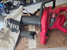 toro blower and vac