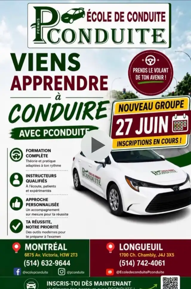 Cours de conduite