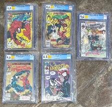 CGC Graded Amazing Spider-Man Comics #315/347/362/375/345