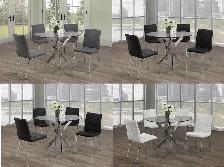 DESIGNER ROUND DINING TABLE  4 CHAIRS FULL SET (FREE DELIVERY) - Photo 9