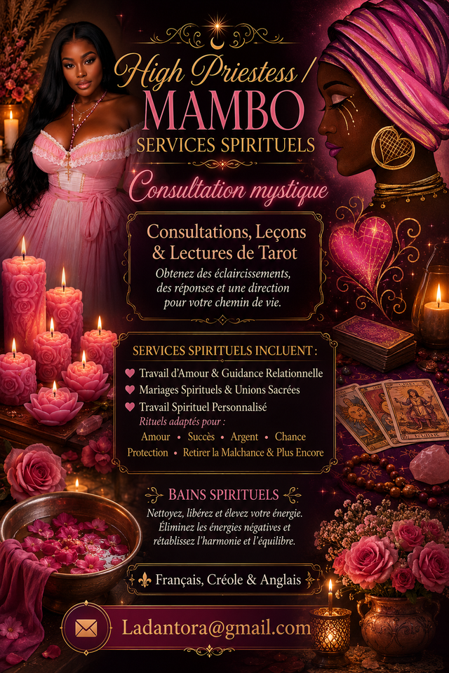 High Prietess , Voyante – Services Spirituels & Guidance