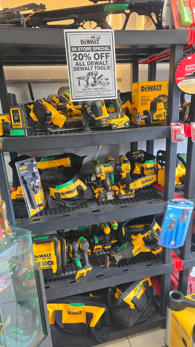 Dewalt Tools 20% OFF! (Individually Priced)