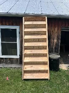 Construction grade stairs