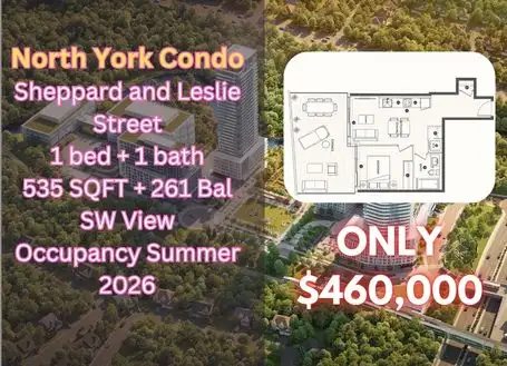 MUST SELL | North York 1Bed Assignment | 535Sqft | Near Subway