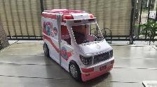 Barbie Transforming Ambulance and Clinic Playset with Lights