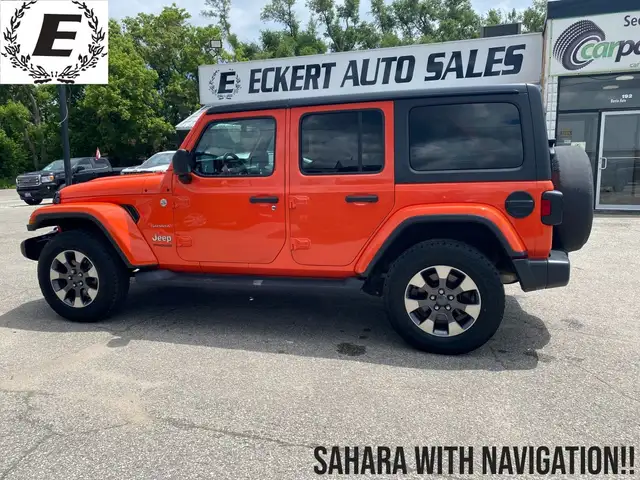 2018 Jeep Wrangler Unlimited Sahara with NAVIGATION!