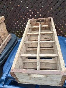 2 Antique Wooden Bottles Crates ! - Photo 7