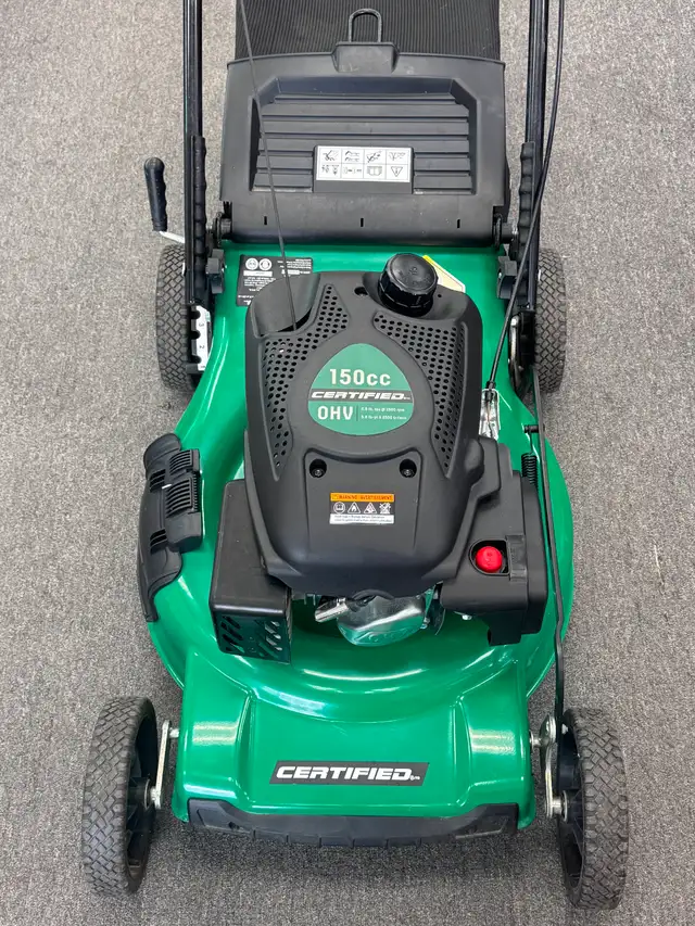 Certified 150cc 2-in-1 Gas Engine Walk Behind Push Lawn Mower