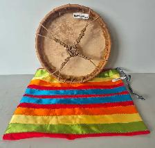 12' Elk Hide Hand Drum with Bag (32075120) - Photo 3