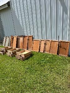 Oak cabinet doors and drawers