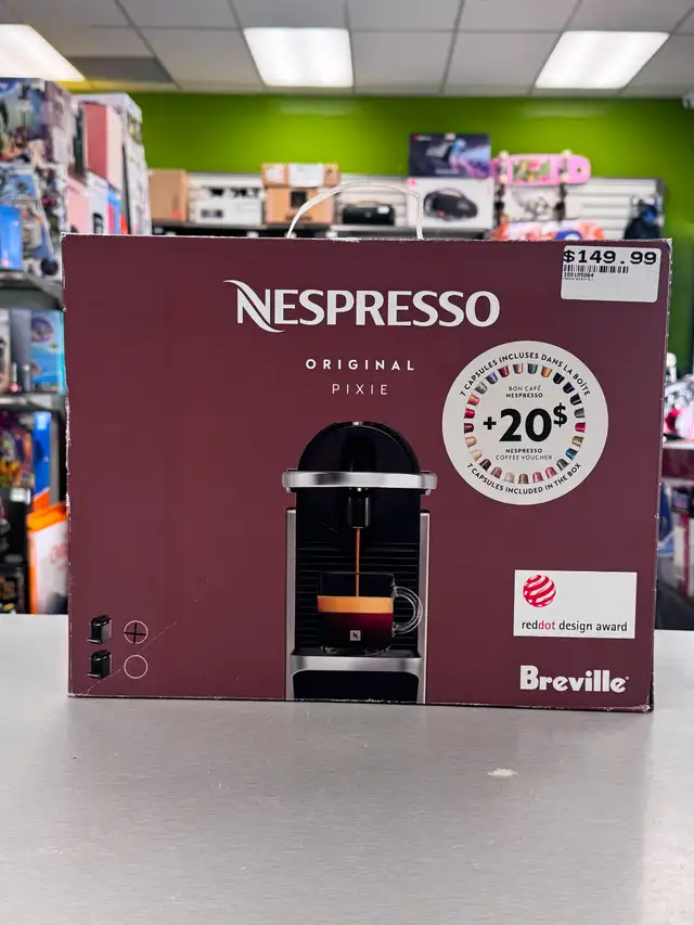 Nespresso Pixie Espresso Machine - BRAND NEW