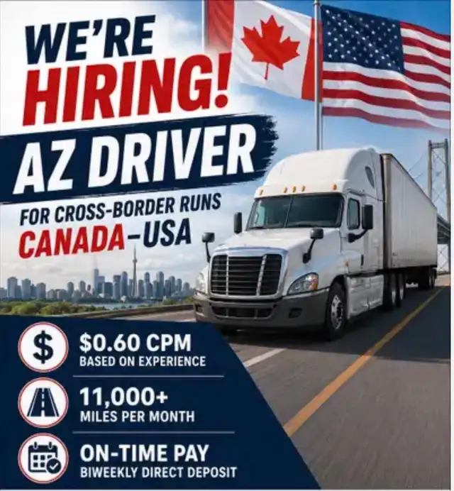 AZ Truck Driver (Cross-Border) – Reefer