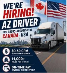 AZ Truck Driver (Cross-Border) – Reefer