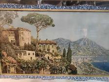 Vintage Italian Valcano Framed Print- I have lots of art here