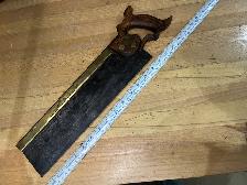 G. P. Preston, Lynx Trade Mark, 14' brass back tenon saw