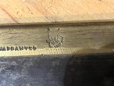 G. P. Preston, Lynx Trade Mark, 14' brass back tenon saw - Photo 3