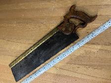 G. P. Preston, Lynx Trade Mark, 14' brass back tenon saw - Photo 6
