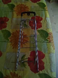 Un beau support à bagages chromé pour vélo. - Photo 4