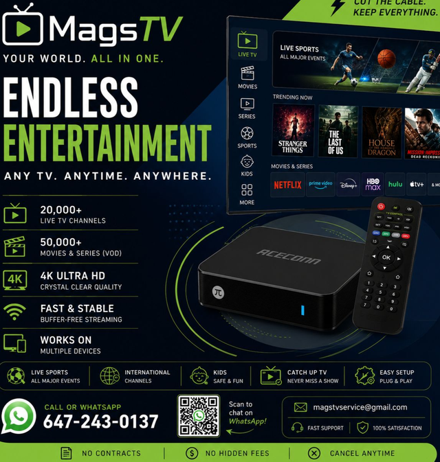 Fast high quality tv subscription