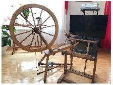 Rouet et bobineur