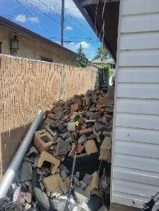 FREE! used landscape brick broken pieces you load you haul! - Photo 3