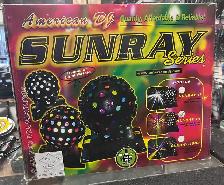 Like New ADJ Sunray III Rotating Multi Coloured Light Effect