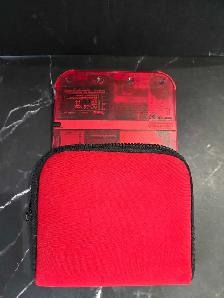 NINTENDO 2DS CLEAR RED W/CASE - Photo 2