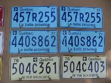 Lot plaques auto - Photo 6