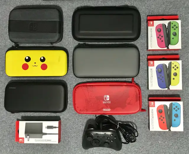 ‪Switch Accessories:  Cases/Holder/Screen Protectors