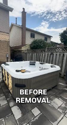 hot tub removal and delivery