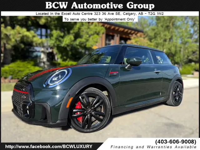 2024 MINI 3 Door John Cooper Works Rare Manual Low Km Certified