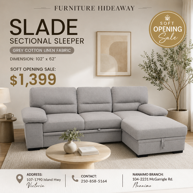 SECTIONAL COUCH SOFT OPENING SALE!
