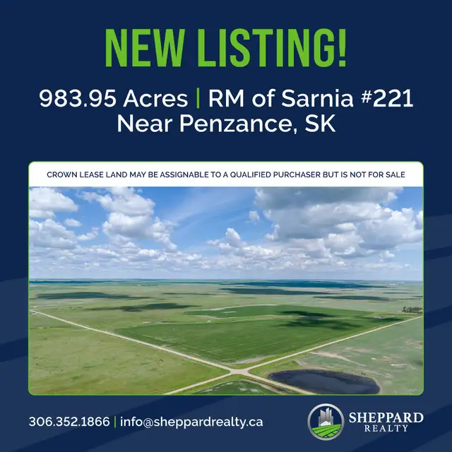 Mixed Use land | Penzance, SK Area | RM of Sarnia # 221