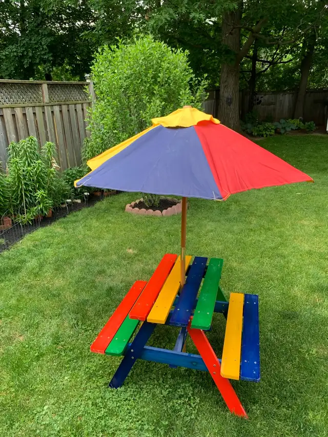 kids picnic table