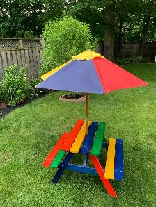 kids picnic table