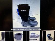 ONE  NEW PAIR OF  SZ.9 MENS RAIN BOOTS