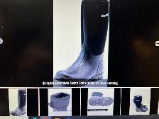ONE  NEW PAIR OF  SZ.9 MENS RAIN BOOTS - Photo 2