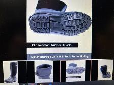 ONE  NEW PAIR OF  SZ.9 MENS RAIN BOOTS - Photo 3