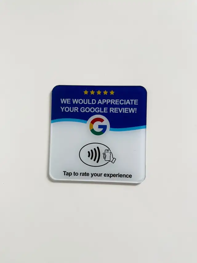 NFC Google Review - Tap & Get Reviews Instantly - Setup Included