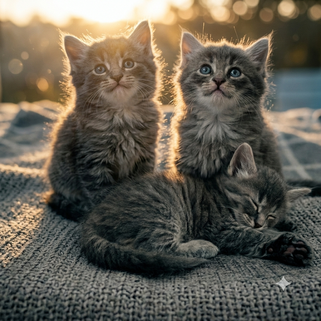Bring Home a Little Magic! Three stunning Kittens