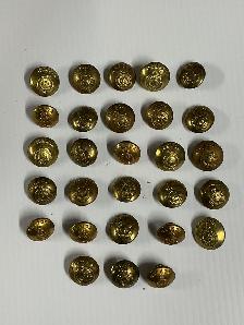 Vintage Canadian military uniform buttons and badges - Photo 3