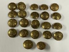 Vintage Canadian military uniform buttons and badges - Photo 4